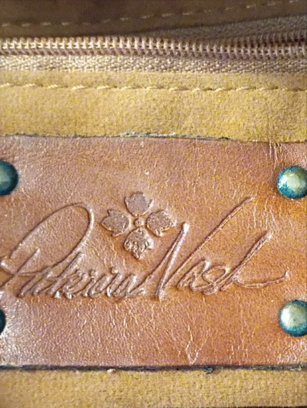 Patricia Nash Twisted Braid Mizzana Toast Brown Italian Leather Tassel Tote - Picture 2 of 15